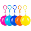 1-5PCS Mini Portable Raincoats Ball Colorful Disposable Thicken Rain Ponchos Emergency Waterproof Rainwear Cape Keyring Balls