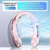 8000Mah USB Hanging Neck Fan Portable Bladeless Mini Rechargeable Mute LED Digital Display Electric Air Cooler Handheld