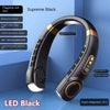 8000Mah USB Hanging Neck Fan Portable Bladeless Mini Rechargeable Mute LED Digital Display Electric Air Cooler Handheld