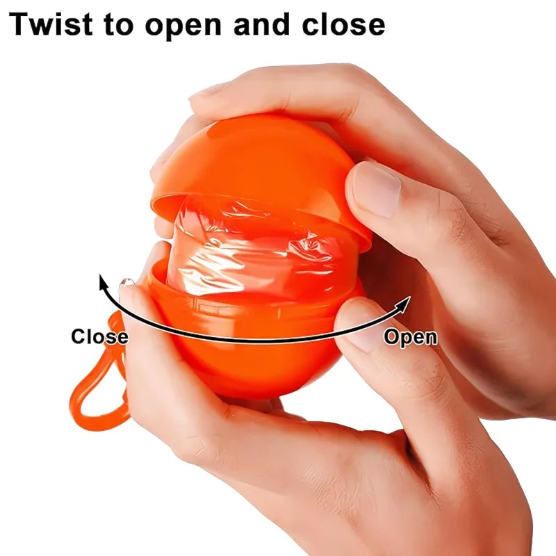 1-5PCS Mini Portable Raincoats Ball Colorful Disposable Thicken Rain Ponchos Emergency Waterproof Rainwear Cape Keyring Balls