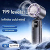 8000Mah USB Hanging Neck Fan Portable Bladeless Mini Rechargeable Mute LED Digital Display Electric Air Cooler Handheld